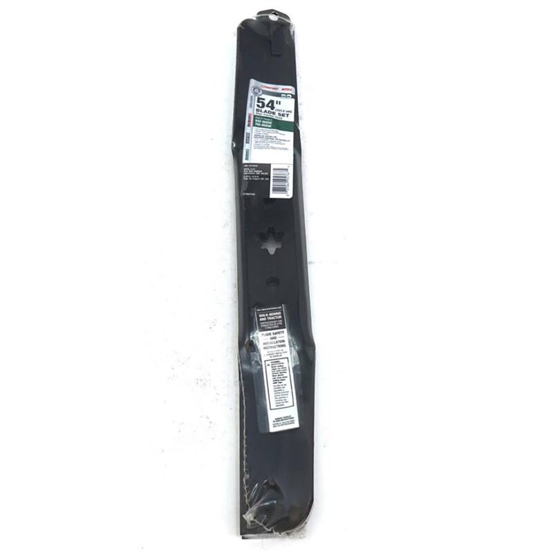 MTD Genuine Factory Parts Original Equipment High Lift Blade Set for Select 54 in. Riding Lawn Mowers with 6-Point Star OE# 942-05056, 742-05056 - 490-110-M143
