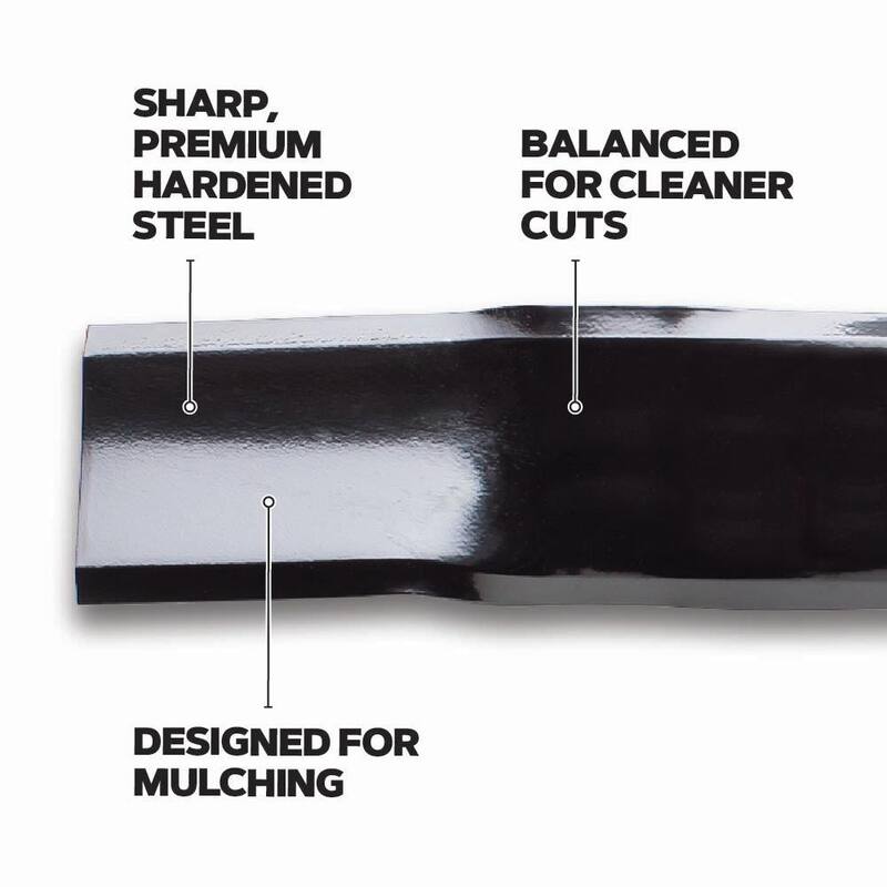 Oregon Riding Lawnmower Blades for 42 in. Deck, Fits John Deere Riding Mowers, Set of 2 (42JDR1ML2X) - 42JDR1ML2X