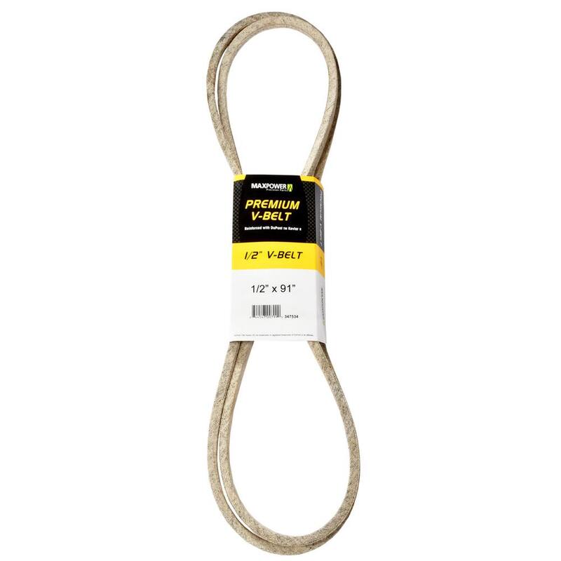 MaxPower 1/2 in. x 91 in. Premium V-Belt - 347534