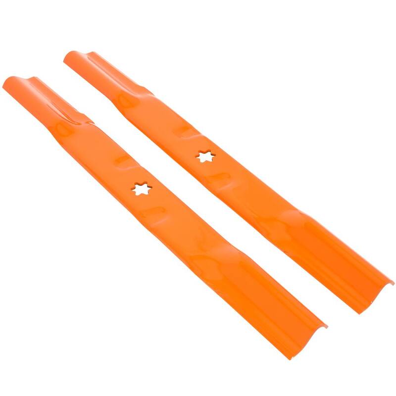 MTD Genuine Factory Parts Original Equipment Low Lift Sand Blade Set for Select 46 in. Riding Mowers with 6-Point Star OE# 942-04244,942-04290 - 490-110-M181