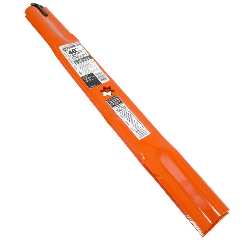 MTD Genuine Factory Parts Original Equipment Low Lift Sand Blade Set for Select 46 in. Riding Mowers with 6-Point Star OE# 942-04244,942-04290 - 490-110-M181