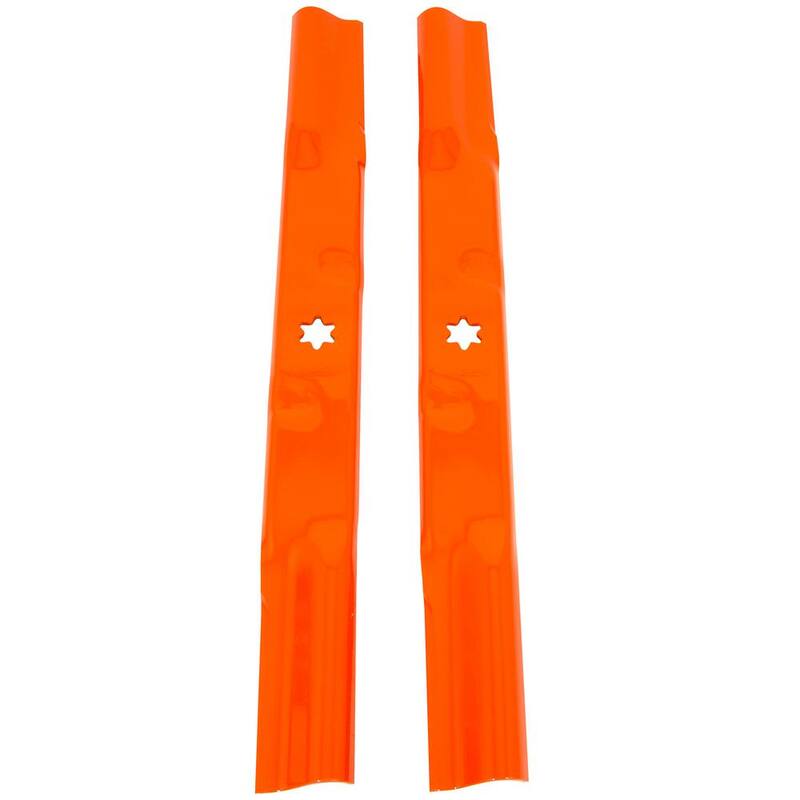 MTD Genuine Factory Parts Original Equipment Low Lift Sand Blade Set for Select 46 in. Riding Mowers with 6-Point Star OE# 942-04244,942-04290 - 490-110-M181