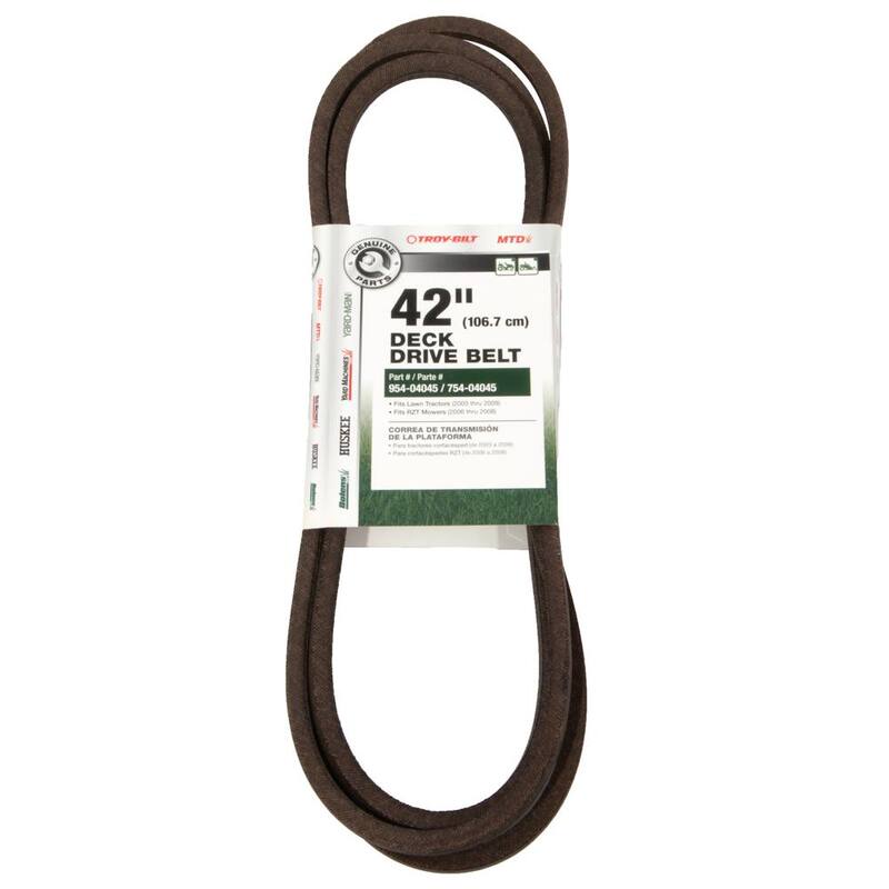 MTD Genuine Factory Parts Original Equipment Deck Drive Belt for Select 42 in. Riding Lawn Mowers and Zero Turn Lawn Mowers OE# 954-04045 - 490-501-M019