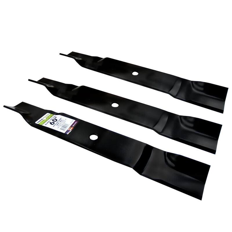 MaxPower 3 Blade Set for Many 60 in. Cut MTD Cub Cadet Troy-Bilt Mowers Replaces OEM #'s 02005019, 1005338, 94204415, 50-3046 - 561554B