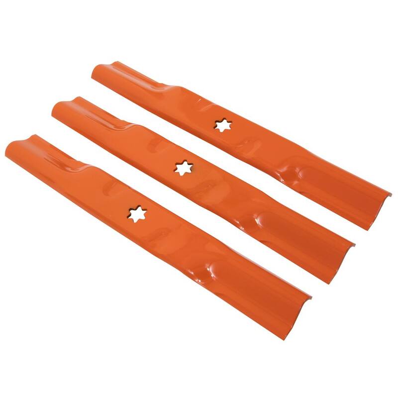 MTD Genuine Factory Parts Original Equipment Low Lift Sand Blade Set for Select 54 in. Riding Mowers with 6-Point Star OE# 942-05056, 742-05056 - 490-110-M183