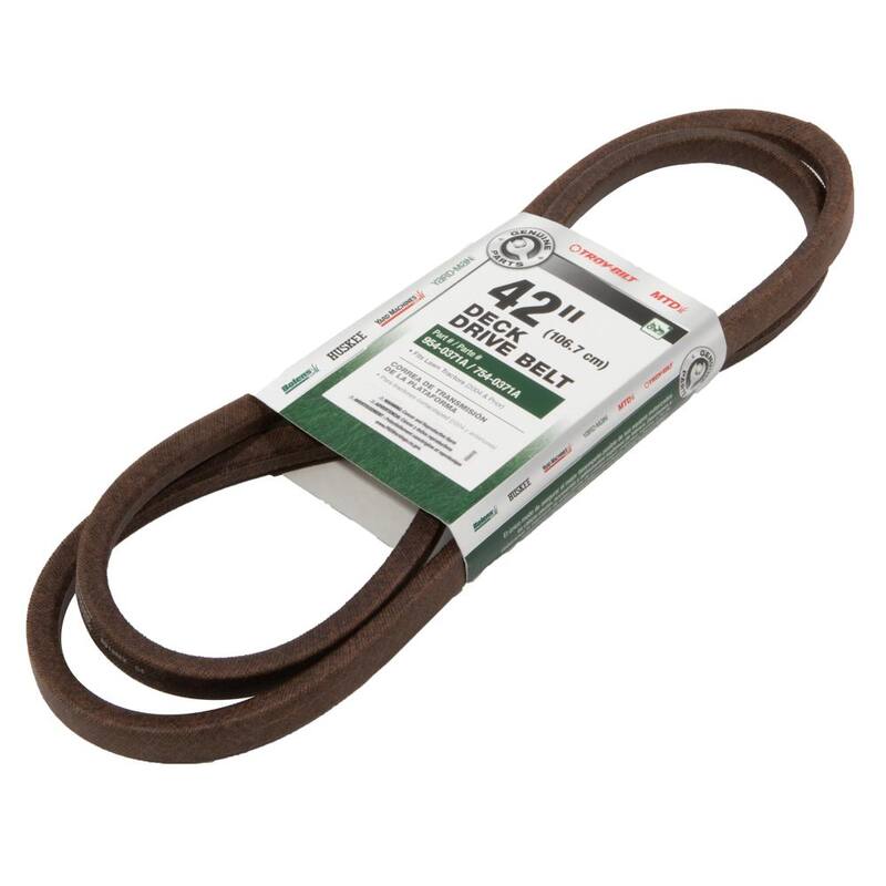 MTD Genuine Factory Parts Original Equipment Deck Drive Belt for Select 42 in. Front Engine Riding Lawn Mowers OE# 954-0371 - 490-501-M048