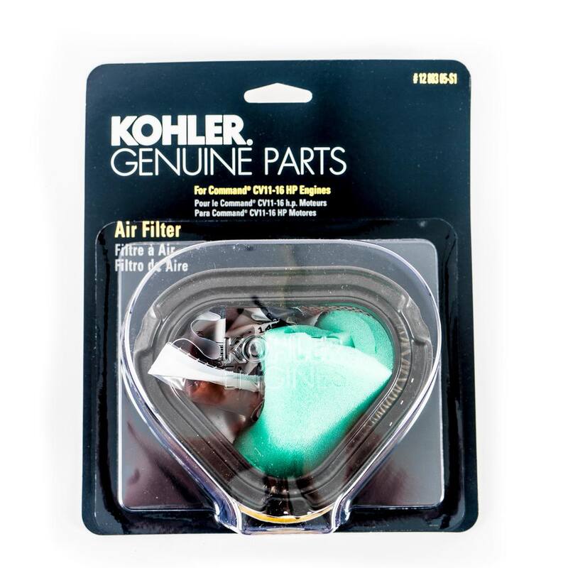KOHLER Origional Equipment Air Filter with Pre-Filter for Kohler Command 11-16 HP Engines OE# 12-883-05-S1 - 1288305S1C