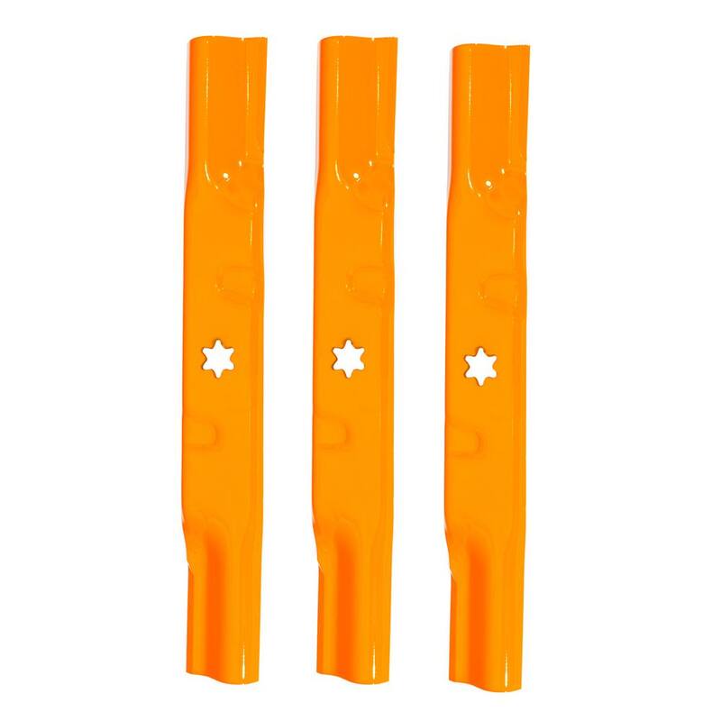 MTD Genuine Factory Parts Original Equipment Low Lift Sand Blade Set for Select 50 in. Riding Mowers with 6-Point Star OE# 942-05052, 742-05052 - 490-110-M182