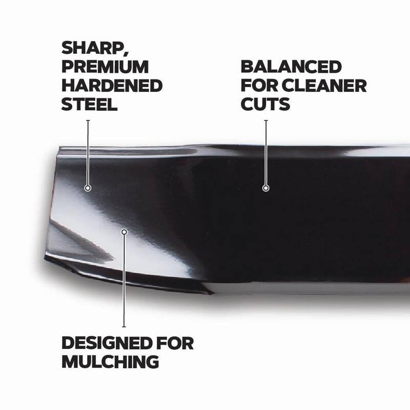 Oregon Riding Lawnmower Blades for 42 in. Deck, Fits Cub-Cadet Riding Mower, Set of 2 (42MGS1ML2X) - 42MGS1ML2X