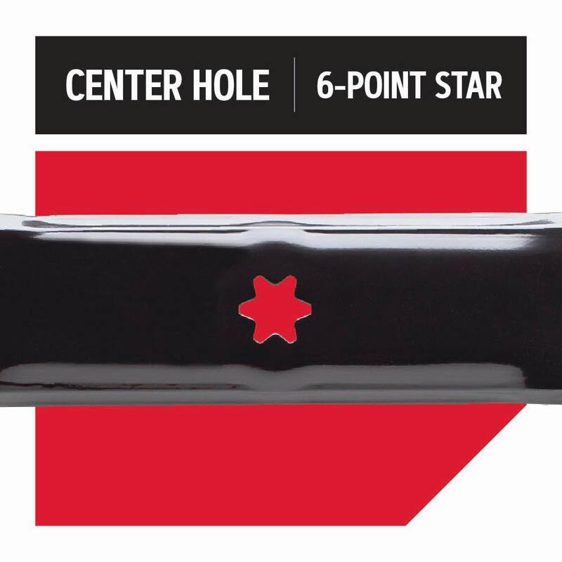 Oregon Riding Lawnmower Blades for 42 in. Deck, Fits Cub-Cadet Riding Mower, Set of 2 (42MGS1ML2X) - 42MGS1ML2X