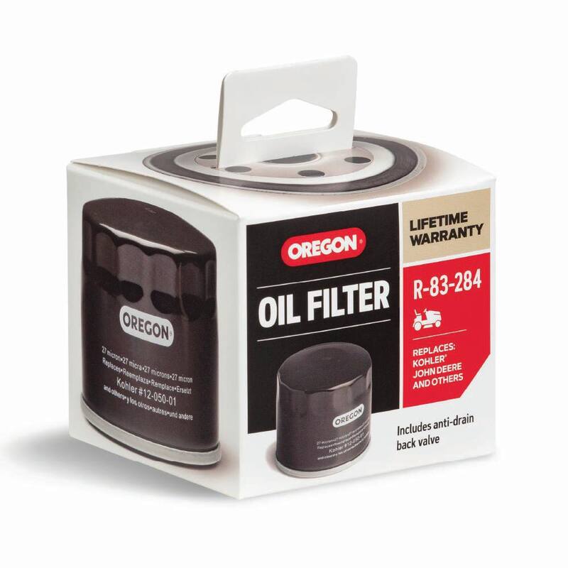 Oregon Oil Filter for Riding Mowers, Fits Kohler Command, Aegis, Courage, Triad OHC, Bad Boy, John Deere and Woods (R-83-284) - R-83-284