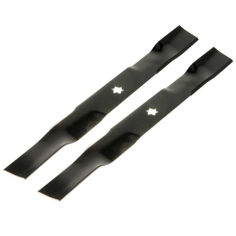 Troy-Bilt Original Equipment 46 in. 3-in-1 Blade Set for Select Riding Lawn Mowers with 6-Point Star OE# 942-04268,742-04268 - 490-110-Y106