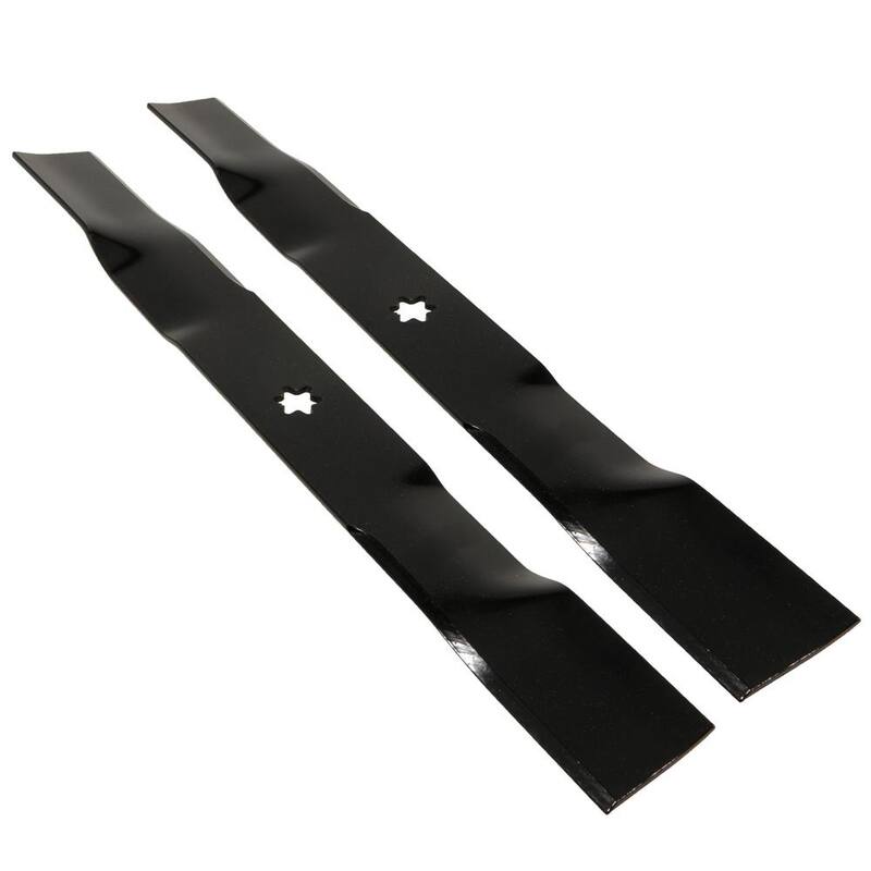 Troy-Bilt Original Equipment 46 in. 3-in-1 Blade Set for Select Riding Lawn Mowers with 6-Point Star OE# 942-04268,742-04268 - 490-110-Y106