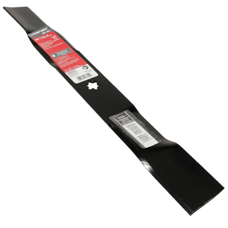 Troy-Bilt Original Equipment 46 in. 3-in-1 Blade Set for Select Riding Lawn Mowers with 6-Point Star OE# 942-04268,742-04268 - 490-110-Y106