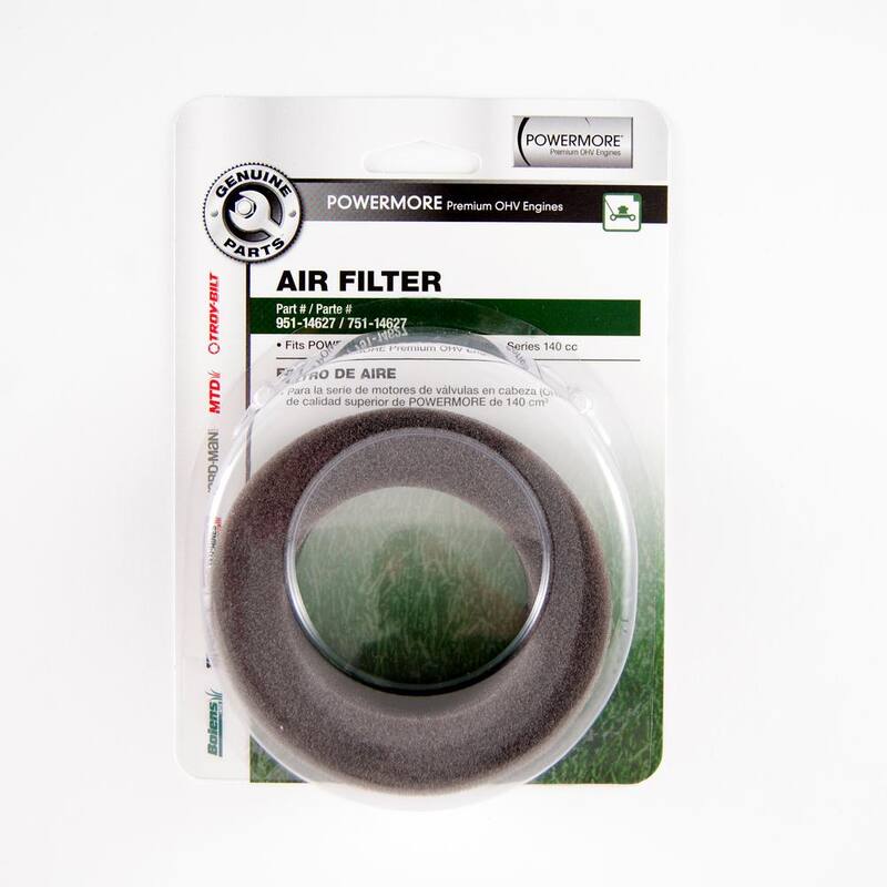 MTD Genuine Factory Parts Air Filter for Cub Cadet and Troy-Bilt 140cc Premium OHV Engines OE# 751-14627 - 490-200-M055