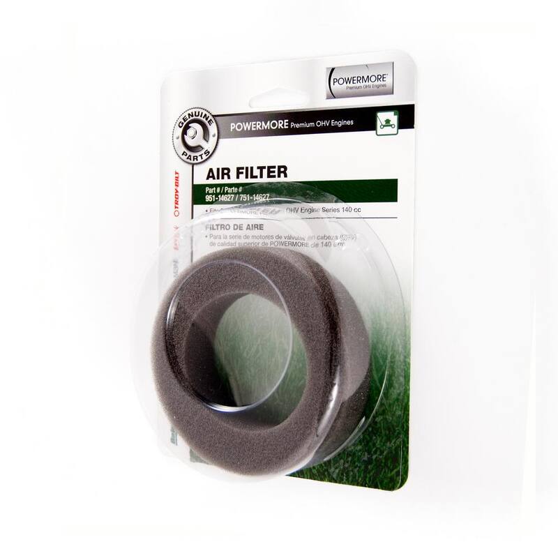 MTD Genuine Factory Parts Air Filter for Cub Cadet and Troy-Bilt 140cc Premium OHV Engines OE# 751-14627 - 490-200-M055