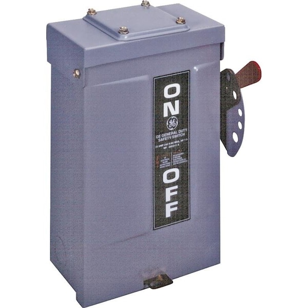 Interruptor de seguridad de soluciones industriales de GE, 2 polos, 30 A, 240 V - TG3221R