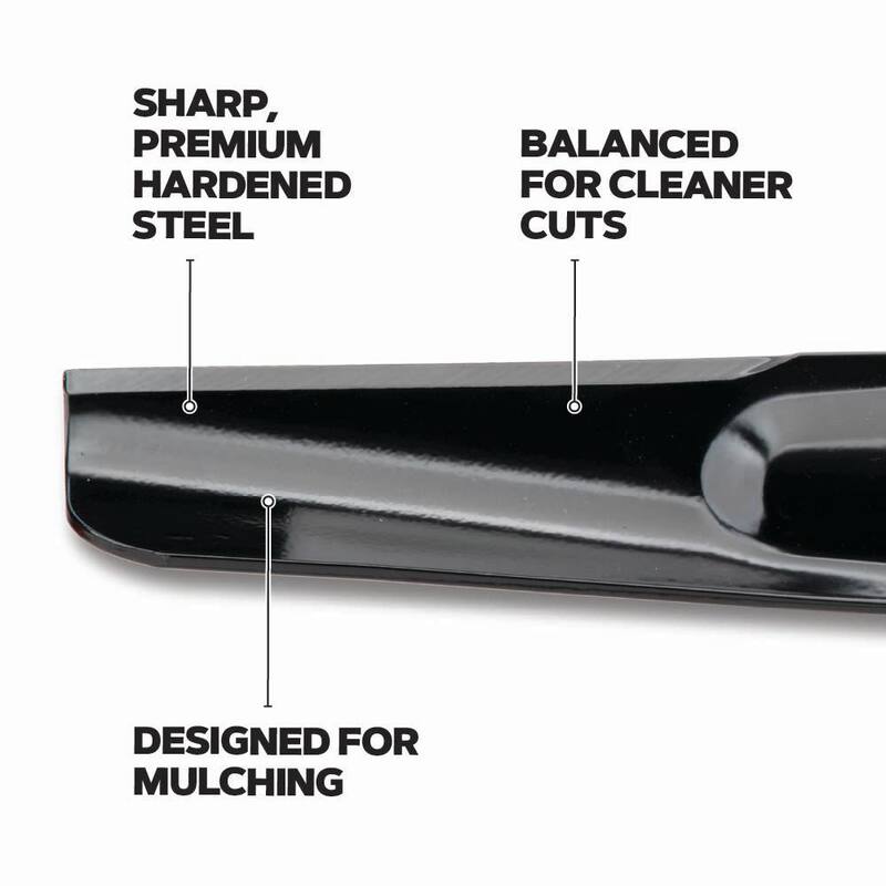 Oregon Riding Lawnmower Blades for 46 in. Deck, Fits Cub Cadet Riding Mowers, Set of 2 (46MGS1ML2) - 46MGS1ML2