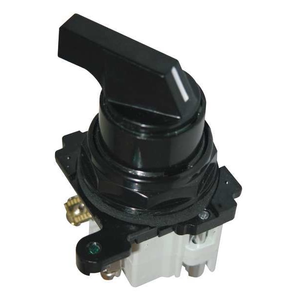 Eaton Cutler-Hammer Interruptor selectivo sin iluminación, 30 mm, 3 posiciones, palanca - E34VHBL1-2X.