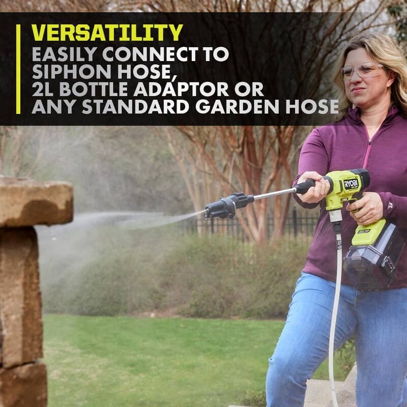 RYOBI 40V HP Brushless EZClean 600 PSI 0.7 GPM Cordless Battery Cold Water Power Cleaner with 2.0 Ah Battery and Charger - RY124052K