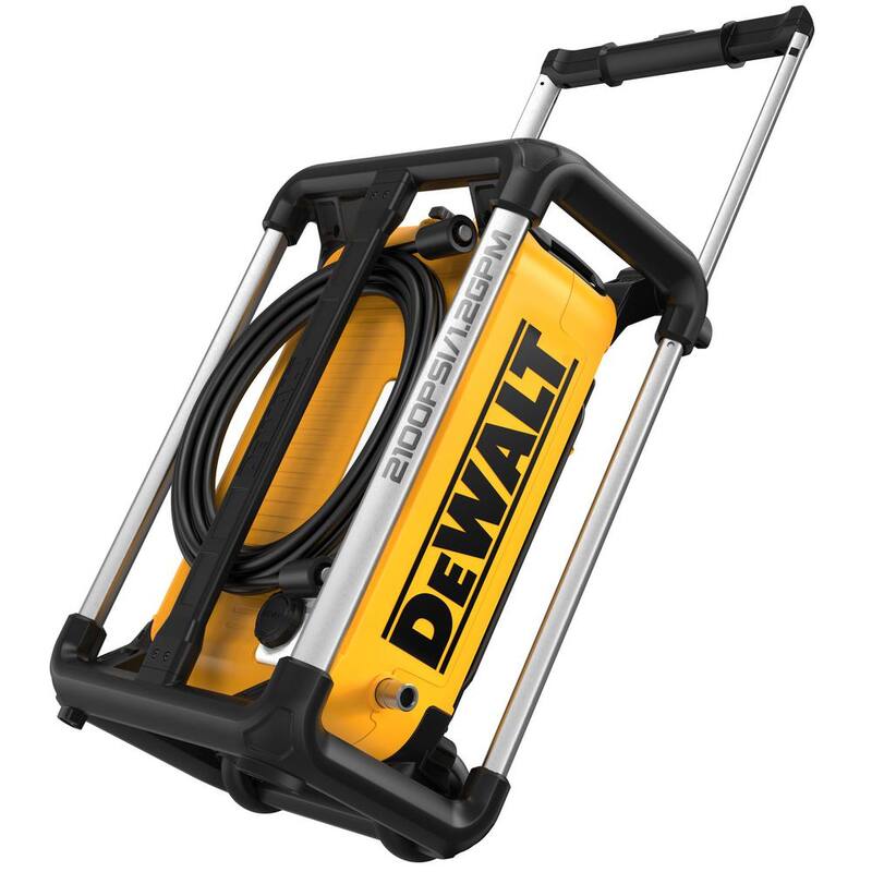 DEWALT 2100 PSI 1.2 GPM 13 Amp Cold Water Electric Pressure Washer with Internal Equipment Storage - DWPW2100