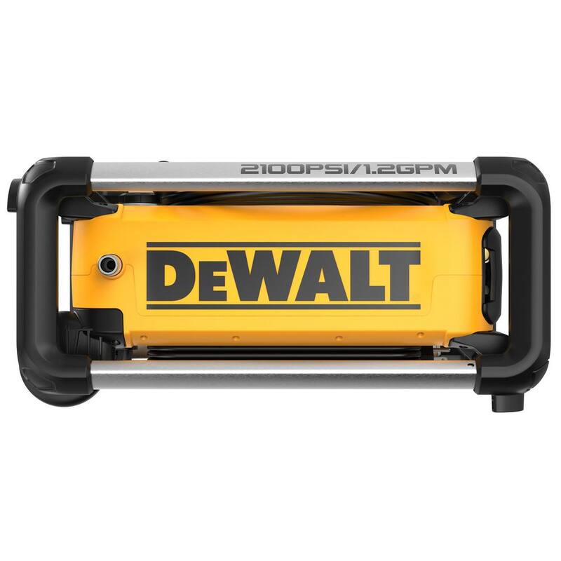 DEWALT 2100 PSI 1.2 GPM 13 Amp Cold Water Electric Pressure Washer with Internal Equipment Storage - DWPW2100