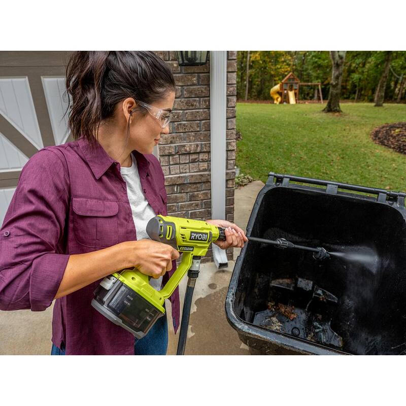 RYOBI ONE+ 18V EZClean 320 PSI 0.8 GPM Cordless Battery Cold Water Power Cleaner (Tool Only) - RY120350