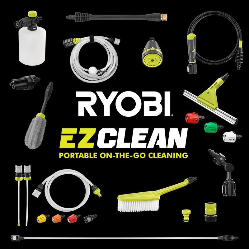 RYOBI ONE+ HP 18V Brushless EZClean 600 PSI 0.7 GPM Cordless Cold Water Power Cleaner (Tool Only) - RY121850