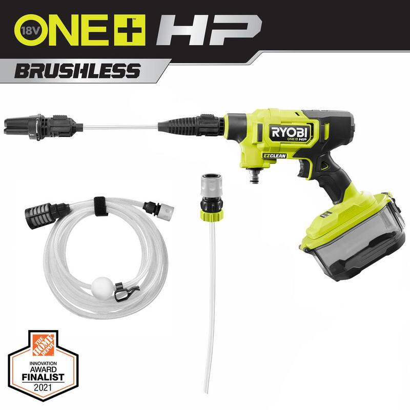 RYOBI ONE+ HP 18V Brushless EZClean 600 PSI 0.7 GPM Cordless Cold Water Power Cleaner (Tool Only) - RY121850