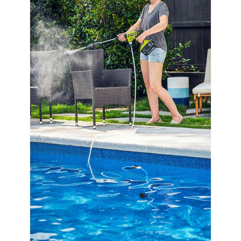RYOBI ONE+ HP 18V Brushless EZClean 600 PSI 0.7 GPM Cordless Cold Water Power Cleaner (Tool Only) - RY121850