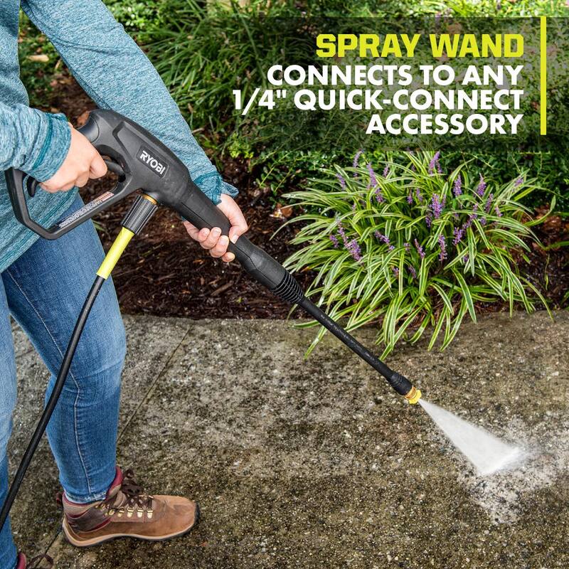 RYOBI 1800 PSI 1.2 GPM Cold Water Electric Pressure Washer with Surface Cleaner - RY141802-SC