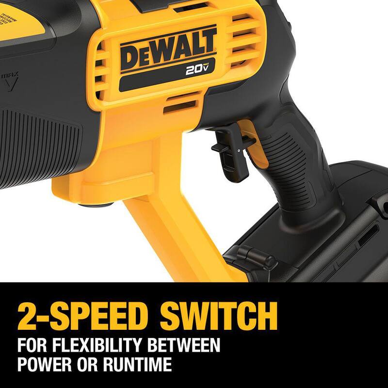 DEWALT 20V MAX 550 PSI 1.0 GPM Cold Water Cordless Battery Power Cleaner with 4 Nozzles Kit with (1) 5 Ah Battery and Charger - DCPW550P1