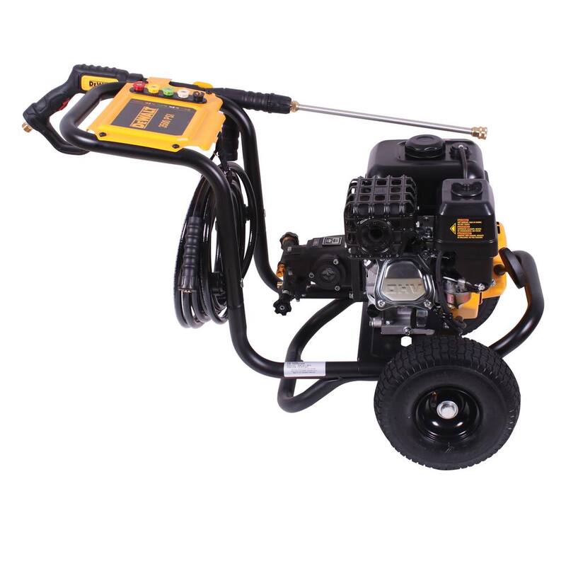 DEWALT 3500 PSI 2.5 GPM Cold Water Gas Pressure Washer with DeWalt 208cc Engine and Surface Cleaner - DXPW61249S