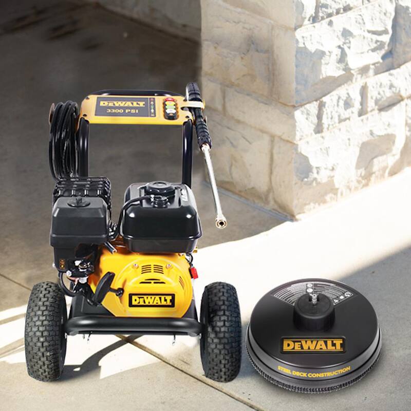 DEWALT 3500 PSI 2.5 GPM Cold Water Gas Pressure Washer with DeWalt 208cc Engine and Surface Cleaner - DXPW61249S