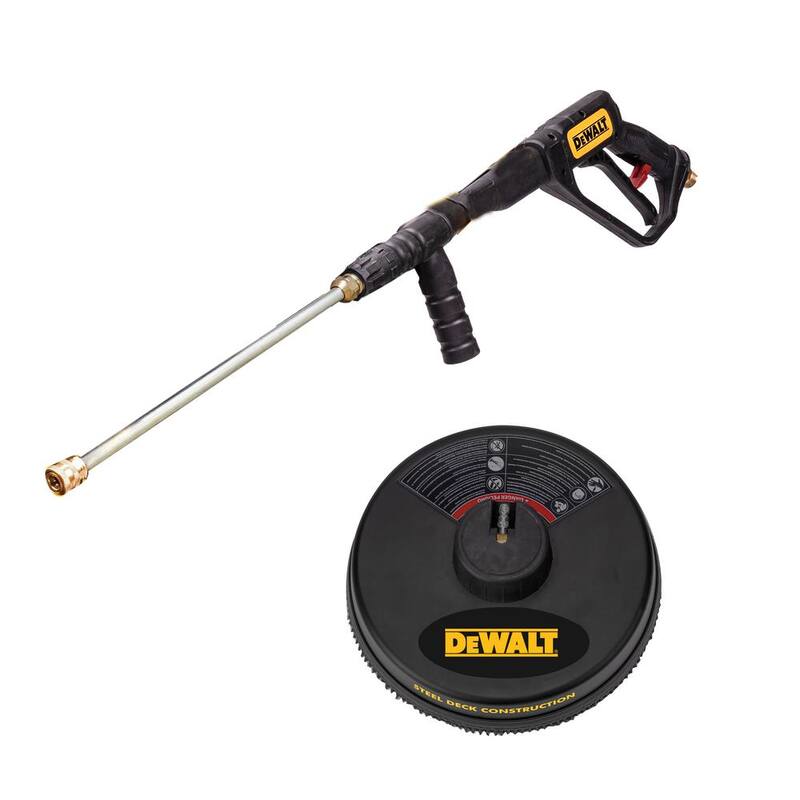 DEWALT 3500 PSI 2.5 GPM Cold Water Gas Pressure Washer with DeWalt 208cc Engine and Surface Cleaner - DXPW61249S