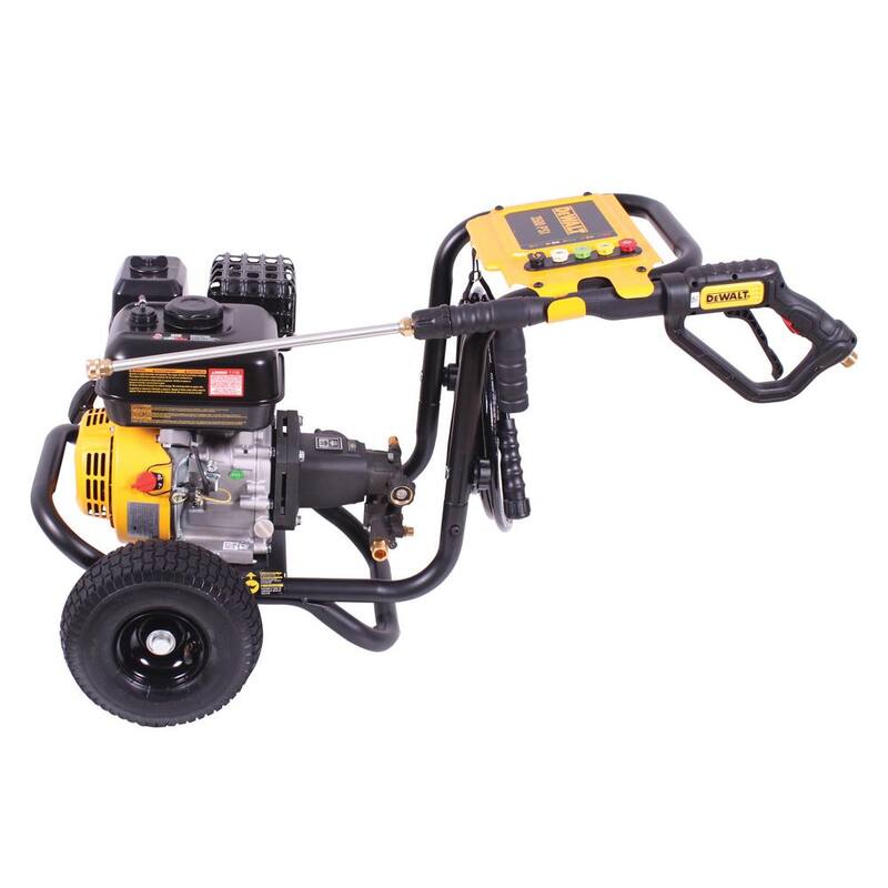 DEWALT 3500 PSI 2.5 GPM Cold Water Gas Pressure Washer with DeWalt 208cc Engine and Surface Cleaner - DXPW61249S