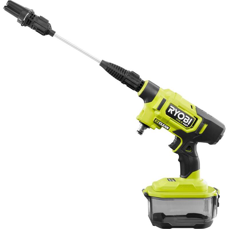 RYOBI ONE+ HP 18V Brushless EZClean 600 PSI 0.7 GPM Cordless Battery Cold Water Power Cleaner with 4.0 Ah Battery and Charger - RY121852K