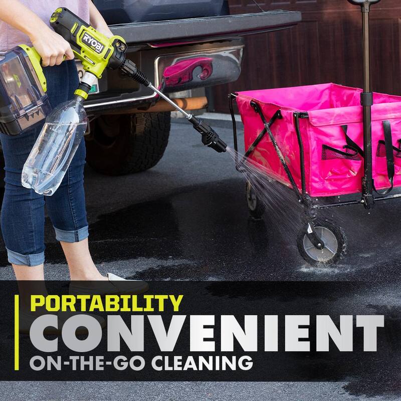 RYOBI 40V HP Brushless EZClean 600 PSI 0.7 GPM Cold Water Electric Power Cleaner (Tool-Only) - RY124050