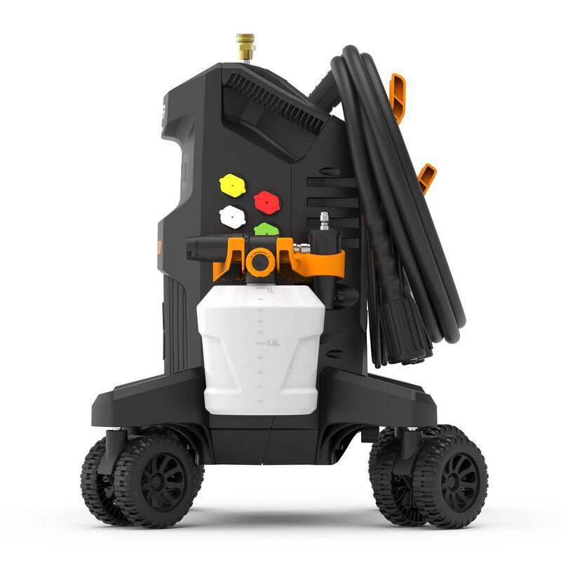 Powerplay Spyder Pro 2300 PSI 1.4 GPM 13 Amp Cold Water Electric Pressure Washer with 1000 ml High Pressure Foam Cannon - SPY2300XP