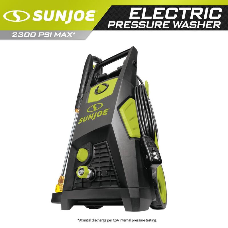 Sun Joe 2000 PSI 1.09 GPM 13 Amp Brushless Induction Cold Water Corded Electric Pressure Washer with Brass Hose Connector - SPX3500
