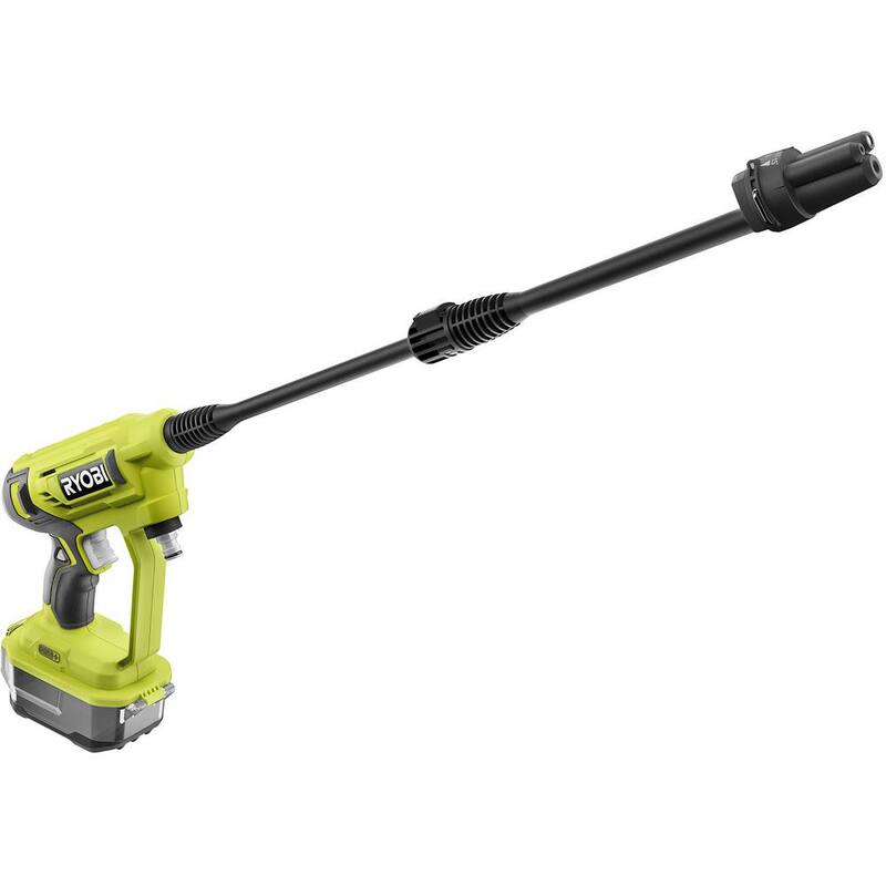 RYOBI ONE+ 18V EZClean 320 PSI 0.8 GPM Cordless Cold Water Power Cleaner with Battery and Charger - RY120352K