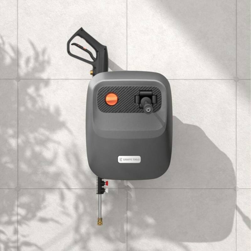 Giraffe Tools Grandfalls 2200 PSI, minus 1/2 in. to 65 ft., Ordinary and Non-Replaceable Hose, Bach Sliver Hot Pressure Washer - P115-G20B