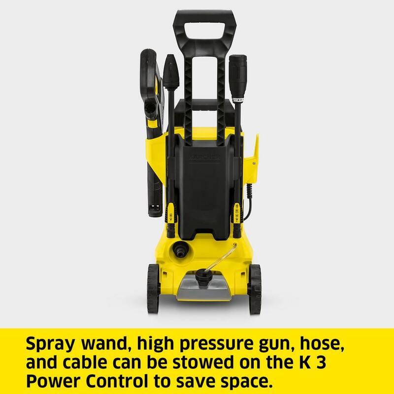 Karcher 2100 Max PSI 1.45 GPM K 3 Power Control Cold Water Corded Electric Pressure Washer and Vario and DirtBlaster Spray Wands - 1.676-109.0