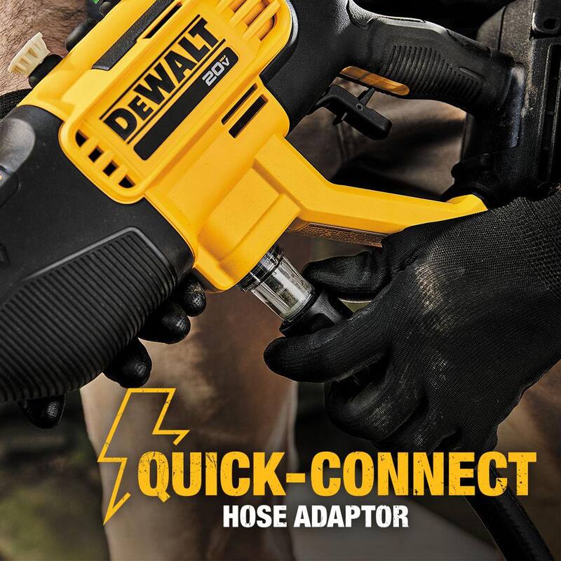 DEWALT 20V MAX 550 PSI 1.0 GPM Cold Water Cordless Power Cleaner Kit with (2) 5Ah Batteries and Charger - DCPW550P1DCB205