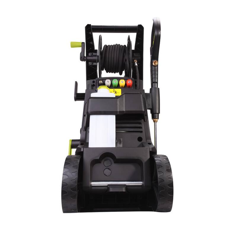 Sun Joe 2000 PSI 1.09 GPM 13 Amp Brushless Induction Cold Water Corded Electric Pressure Washer with Hose Reel - SPX3501