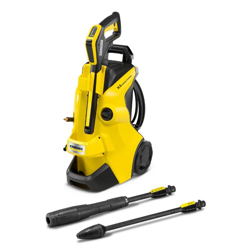 Karcher 2250 Max PSI 1.5 GPM K 4 Power Control Cold Water Corded Electric Induction Pressure Washer Vario and DirtBlaster Wands - 1.324-045.0