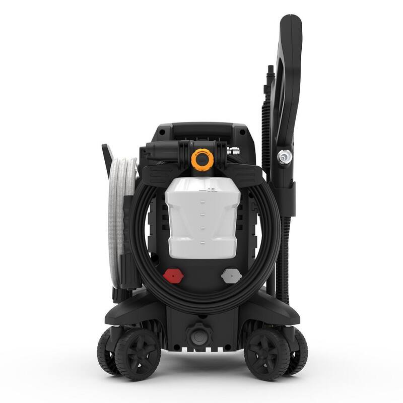 Powerplay Spyder Mini 1900 PSI 1.2GPM 13A Cold Water Electric Pressure Washer with 500 ml High Pressure Foam Cannon - SPYM1900V