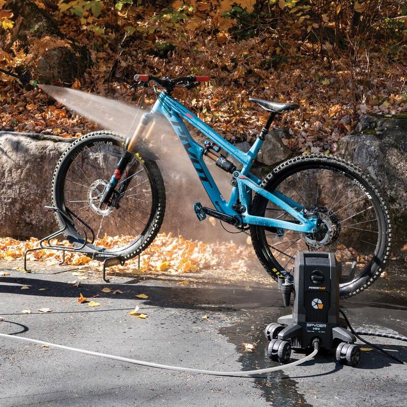 Powerplay Spyder Mini 1900 PSI 1.2GPM 13A Cold Water Electric Pressure Washer with 500 ml High Pressure Foam Cannon - SPYM1900V
