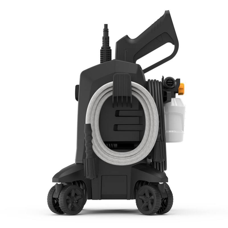 Powerplay Spyder Mini 1900 PSI 1.2GPM 13A Cold Water Electric Pressure Washer with 500 ml High Pressure Foam Cannon - SPYM1900V