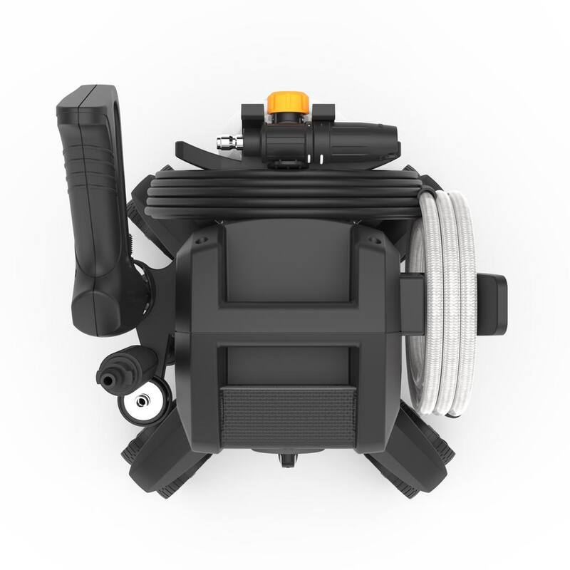 Powerplay Spyder Mini 1900 PSI 1.2GPM 13A Cold Water Electric Pressure Washer with 500 ml High Pressure Foam Cannon - SPYM1900V